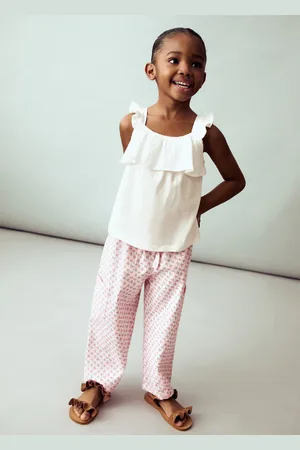 MANGO BABY Camiseta volante textura 2 años