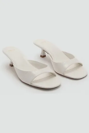 MANGO Sandalia tacón kitten 8