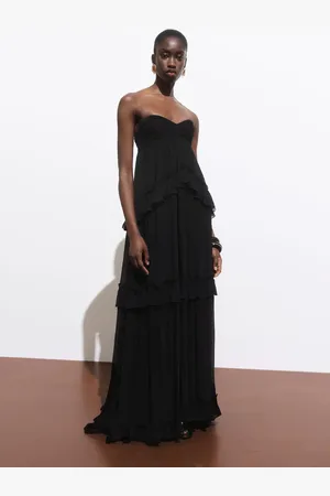 MANGO Axi vestido palabra de honor volantes