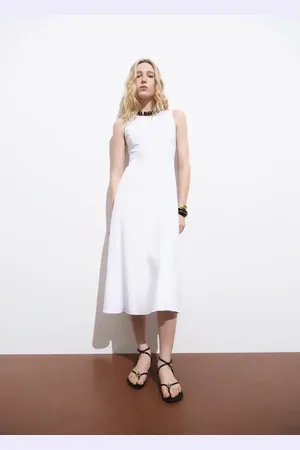 MANGO Vestido midi evasé