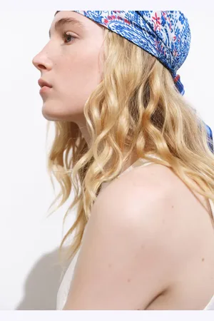 MANGO Pañuelo estampado paisley Unitalla