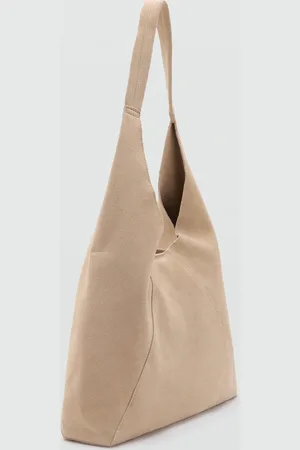 MANGO Bolso serraje hombro Unitalla