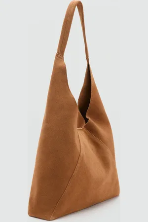 MANGO Bolso serraje hombro Unitalla