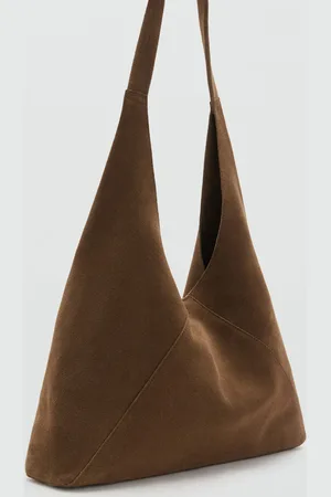 MANGO Bolso serraje hombro Unitalla