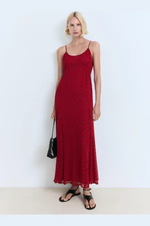 MANGO Vestido gasa estampado floral