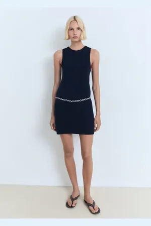 MANGO Vestido punto corto CH