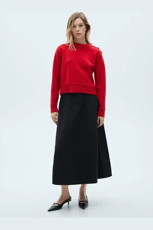 MANGO Jersey punto botones joya