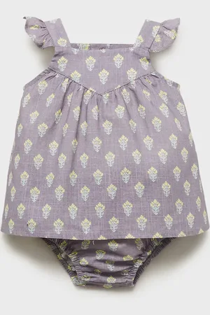 MANGO BABY Vestido y ranita estampado meses