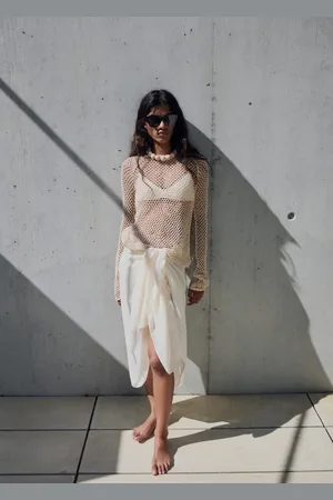 MANGO Jersey crochet manga larga