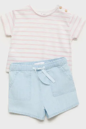 MANGO BABY Shorts algodón efecto vaquero 824 meses