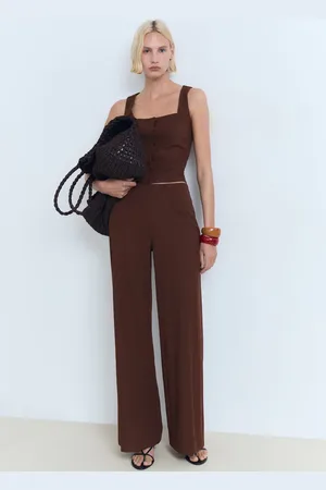 MANGO Pantalón recto fluido