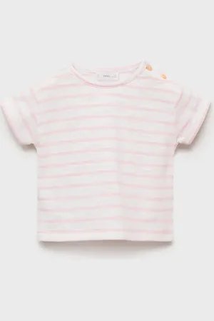 MANGO BABY Camiseta algodón rayas 824 meses