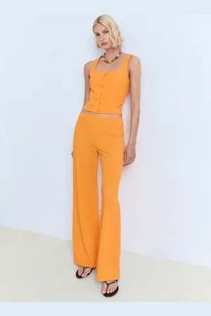 MANGO Top algodón botones CH