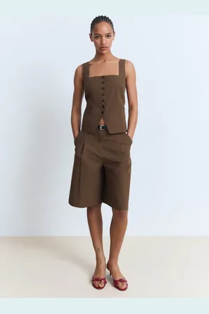 MANGO Bermudas traje algodón