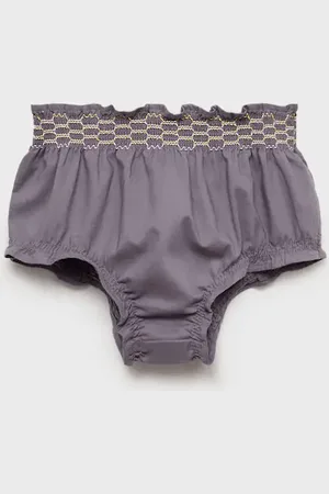MANGO BABY Shorts algodón bordados 6 meses