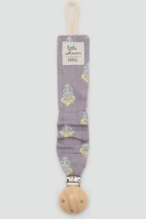MANGO BABY Chupetero algodón floral Unitalla
