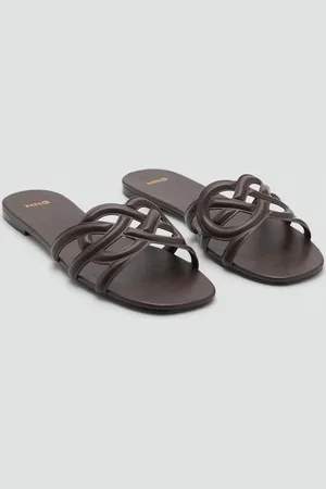 MANGO Sandalias tiras cruzadas