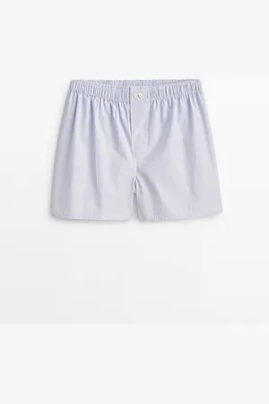 Massimo Dutti Calzoncillo Popelín Microrayas
