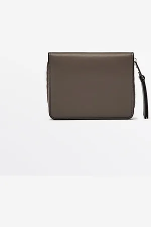 Massimo Dutti Cartera Con Tarjetero Piel Napa