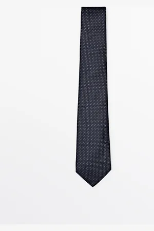 Massimo Dutti Corbata Puntos 100% Seda Morera