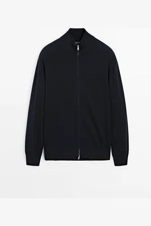Massimo Dutti Cárdigan Punto Cremallera Con Algodón