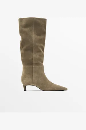 Massimo Dutti Bota Tacón Serraje