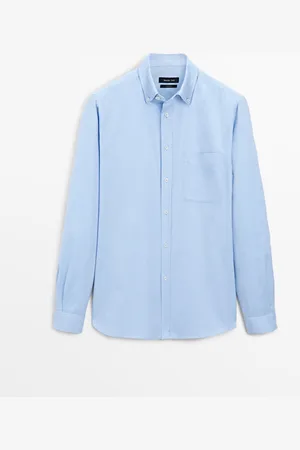 Massimo Dutti Camisa Oxford 100% Algodón