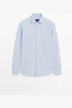 Massimo Dutti Camisa Oxford Raya 100% Algodón