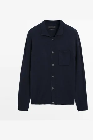 Massimo Dutti Cárdigan Punto Detalle Bolsillo