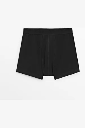 Massimo Dutti Calzoncillo Bóxer Liso Mezcla Algodón