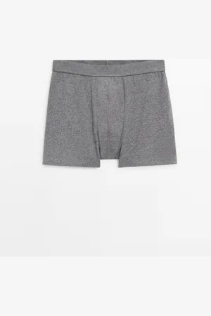 Massimo Dutti Calzoncillo Bóxer Liso Mezcla Algodón