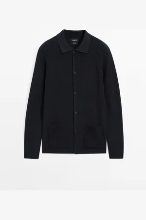 Massimo Dutti Cárdigan Punto 100% Algodón