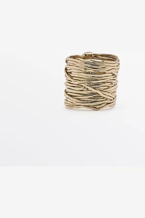 Massimo Dutti Anillo Ancho Textura