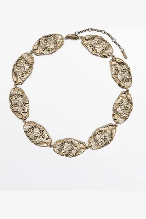 Massimo Dutti Collar Rocas Cristales