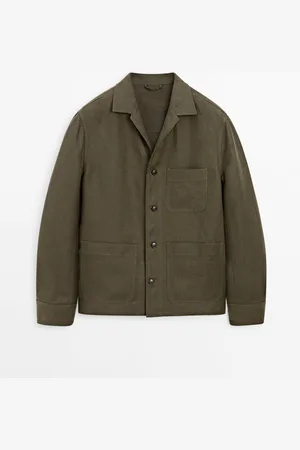 Massimo Dutti Sobrecamisa Conjunto 100% Lino
