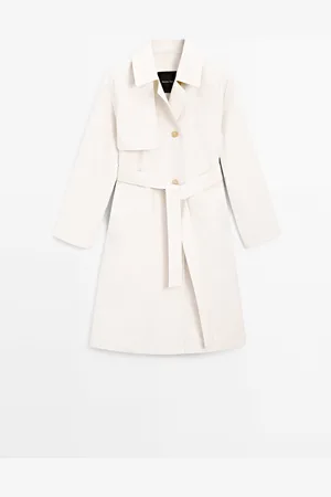 Massimo Dutti Gabardina Trench Mezcla Algodón