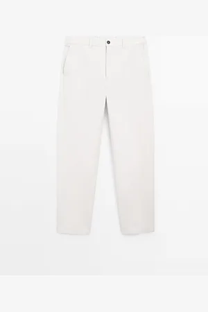 Massimo Dutti Pantalón Jogger Fit Mezcla Algodón