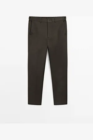 Massimo Dutti Pantalón Jogger Fit Mezcla Algodón