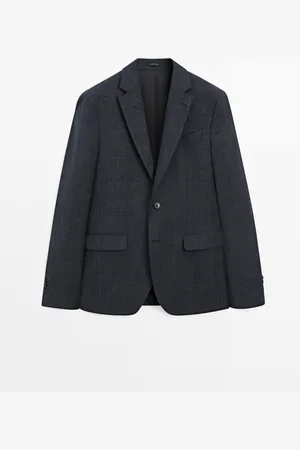 Massimo Dutti Americana Vestir Mezcla Algodón
