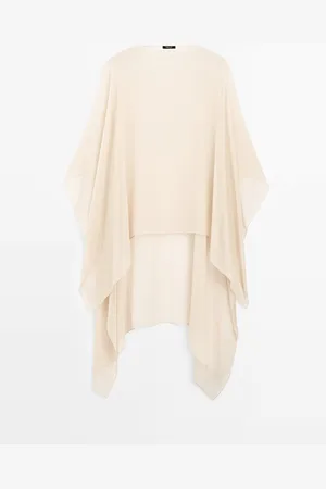 Massimo Dutti Capa Fluida 100% Seda Morera