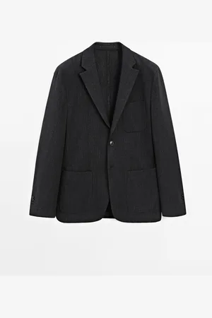 Massimo Dutti Americana Espiga Mezcla Algodón
