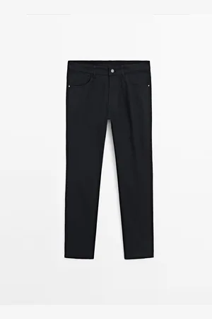 Massimo Dutti Pantalón Tejanero Slim Fit Mezcla Algodón