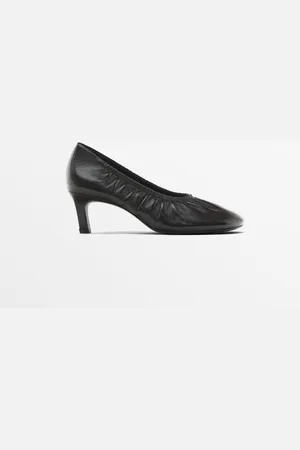 Massimo Dutti Zapato Tacón Fruncido