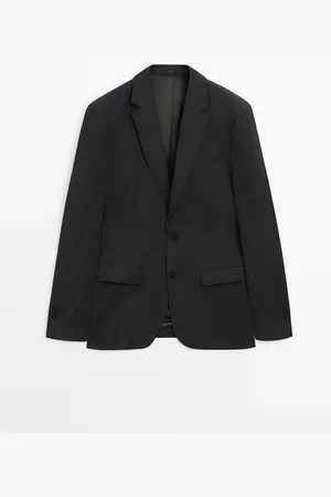 Massimo Dutti Americana Traje 100% Lana