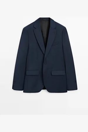 Massimo Dutti Americana Traje 100% Lana
