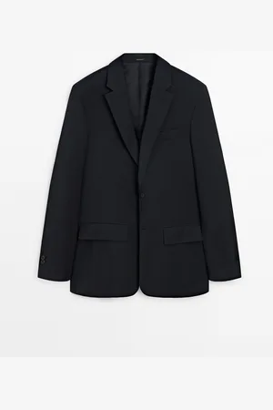 Massimo Dutti Americana Traje 100% Lana