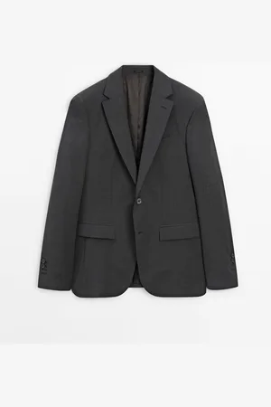 Massimo Dutti Americana Traje 100% Lana