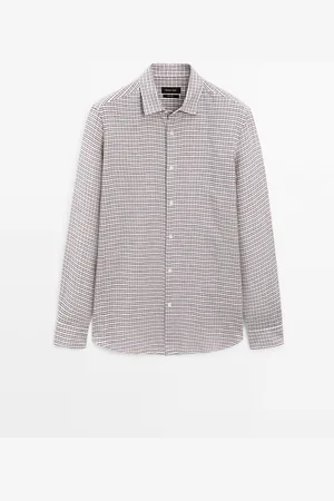Massimo Dutti Camisa Cuadros Regular Fit