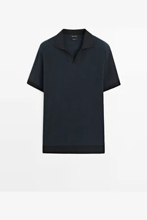 Massimo Dutti Jersey Polo Contraste 100% Algodón