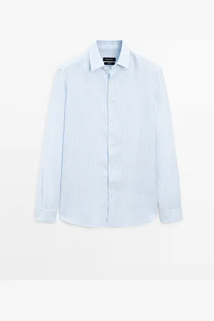Massimo Dutti Camisa Regular Fit 100% Lino